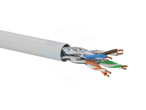 ALANTEC Kabel U/FTP kat.6A 4x2x23AWG, klasa B2ca 650MHz, LSOH WEWNĘTRZNY 500m 1