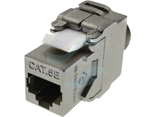 ALANTEC Moduł keystone RJ45 STP kat.5e, beznarzędziowy PoE+, metalowy 1