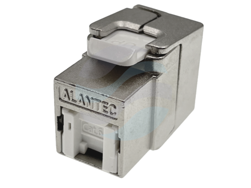 ALANTEC Moduł keystone RJ45 STP kat.6A, beznarzędziowy PoE+, metalowy 1