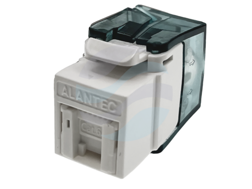 ALANTEC Moduł keystone RJ45 UTP kat.6A, beznarzędziowy PoE+, podwyższone parametry transmisyjne 1