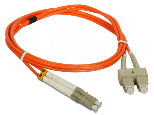 ALANTEC Patchcord MM OM2 LC-SC duplex 50/125 3.0m, pomarańczowy 1