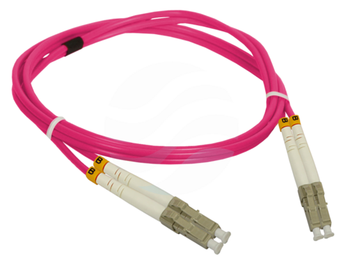 ALANTEC Patchcord MM OM4 LC-LC duplex 50/125 2.0m, fioletowy 1