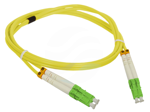 ALANTEC Patchcord SM LC/APC-LC/APC duplex 9/125 2.0m, żółty 1