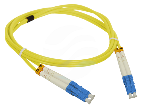 ALANTEC Patchcord SM LC/UPC-LC/UPC duplex 9/125 2.0m, żółty 1