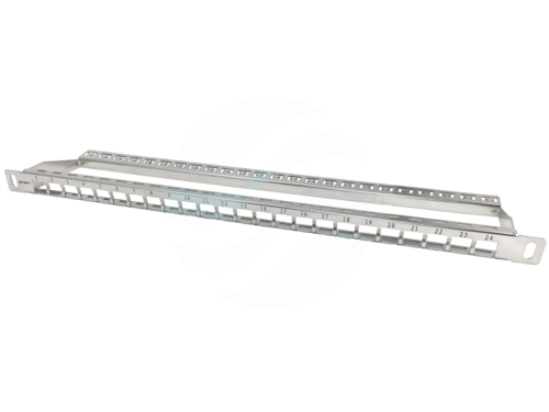 ALANTEC Patchpanel 19" modularny 24 portów 0.5U niewyposażony, z podporą 1