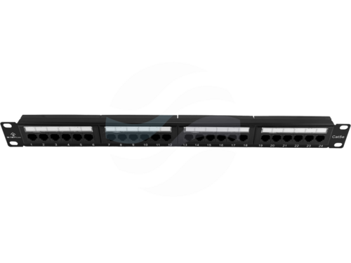ALANTEC Patchpanel UTP 24-port kat.5e rack 19" 1U 1