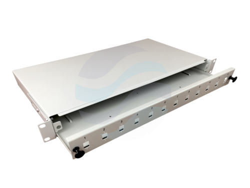 ALANTEC Przełącznica światłowodowa 19" 1U 12x SC Simplex, szara 1