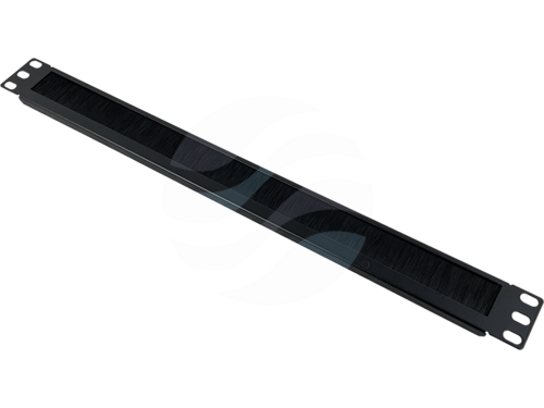 ALANTEC Przepust szczotkowy 1U 19", czarny 1