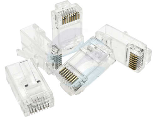 ALANTEC Wtyk RJ45 8p/8c kat.6 UTP drut z prowadnicą, opak. 100szt. 1