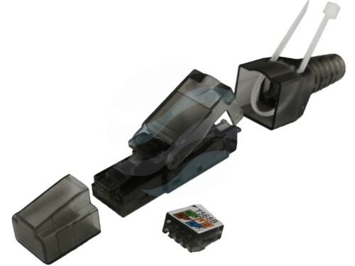 ALANTEC Wtyk RJ45 UTP kat.6 PoE+, beznarzędziowy, drut 22-24AWG 1