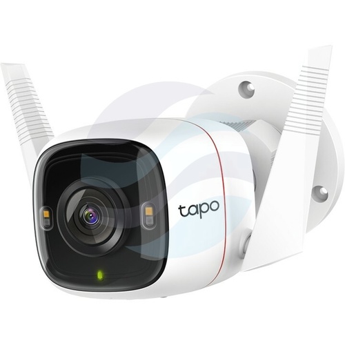TP-Link TAPO C320WS Kamera bezprzewodowa Full-color IP 4Mpx, bullet 2.8mm, Wi-Fi 2,4GHz, 9V DC, IR do 30m, światło białe 30m, audio, mSD 256GB, biała 1