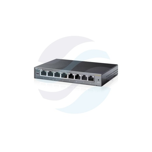 TP-Link TL-SG108PE Switch gigabitowy Easy Smart 8x 10/100/1000Mbps, 4x PoE, IGMP, desktop, metal 1