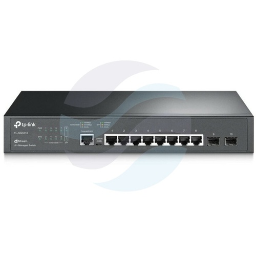 TP-Link TL-SG3210 Switch zarządzalny gigabitowy JetStream 8x 10/100/1000Mbps, 2x SFP, IGMP, L2, metal 1