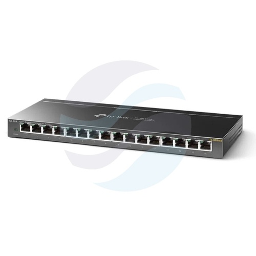 TP-Link TL-SG116E, Switch gigabitowy Easy Smart 16x 10/100/1000Mb/s, desktop, slim, metal 1