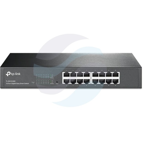 TP-Link TL-SG1016DE Switch gigabitowy Easy Smart 16x 10/100/1000Mb/s, metal, Desktop 1
