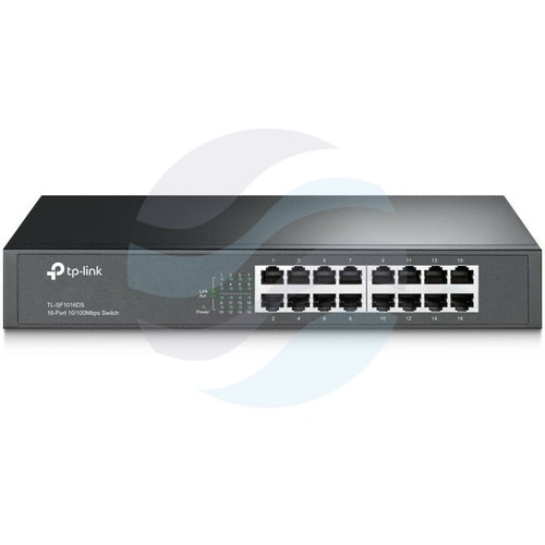 TP-Link TL-SF1016DS Switch 16x 10/100Mb/s metal, uszy RACK 19" 1