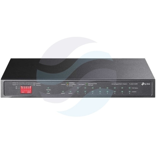 TP-Link TL-SG1210PP, Switch gigabitowy PoE 10x 10/100/1000Mb/s (2x PoE++, 6x PoE+), 1x Combo SFP, 123W, desktop, metal 1