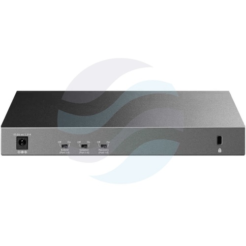 TP-Link LS1210GP, Switch gigabitowy PoE 10x 10/100/1000Mb/s (8x PoE+ 802.3af/at), 1x SFP, 61W, desktop 1