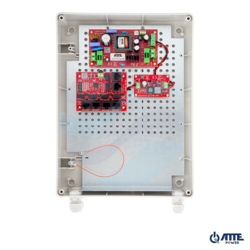 ATTE POWER IPUPS-5-11-XL2 Zestaw buforowy do 5 kamer IP switch PoE 5P+1UP 1
