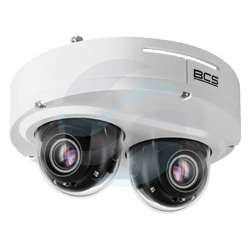 BCS FLEX BCS-F-DIP2x5VSR2 Kamera IP 2x 5Mpx kopułowa dwuprzetwornikowa 2x 2.7-13.5mm, zoom 5x, IR 20m, WDR 120dB, 2x mSD... 1