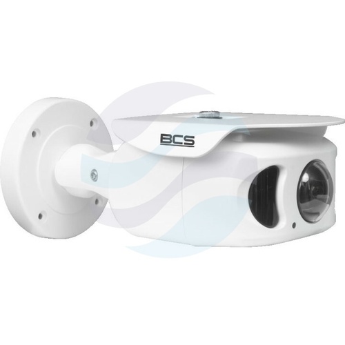 BCS FLEX BCS-F-PTIP1x8FWR3-Ai2 Kamera IP 8Mpix panoramiczna 2.3mm, IR 30m, WDR 120dB, mSD, biała 1