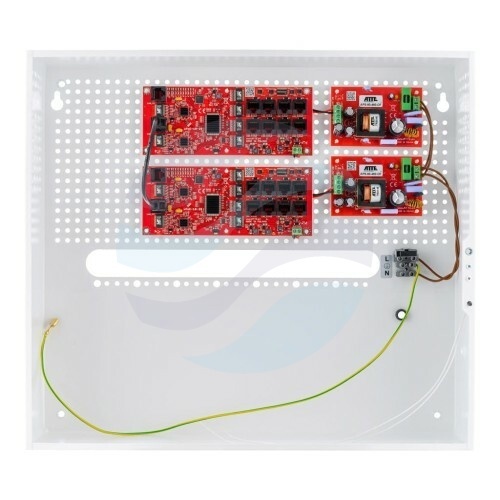 ATTE POWER IP-16-20-H Zestaw do 16 kamer IP switch PoE 16P+2G 1