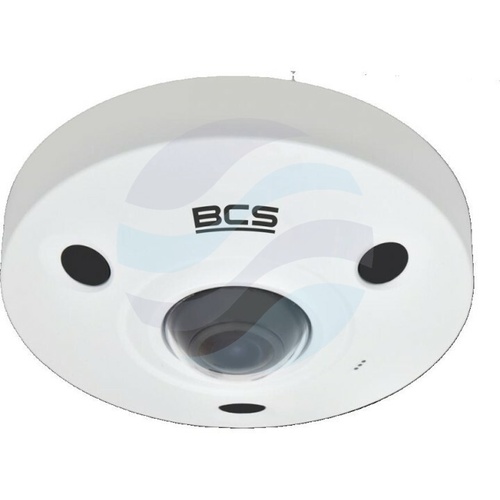 BCS LINE BCS-L-FIP512FR1-Ai2 Kamera IP 12Mpix panoramiczna 360° fisheye 1.85mm, IR 10m, mSD do 256GB, IK10, DWDR, mikrofon... 1