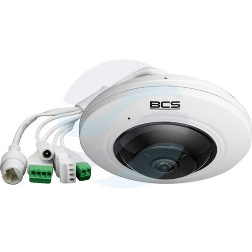 BCS VIEW BCS-V-FIP25FWR1-Ai1 Kamera IP 5Mpix panoramiczna 360° fisheye 1.05mm, IR 10m, mSD do 256GB, WDR 120dB, mikrofon... 1