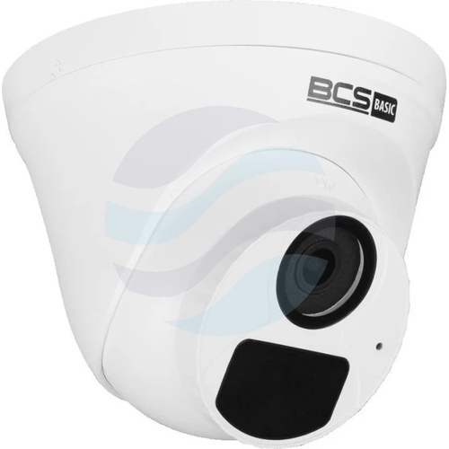 BCS BASIC BCS-B-EIP12FR3(2.0) Kamera IP 2Mpix kopułowa 2.8mm, IR 30m, DWDR, mikrofon, biała 1