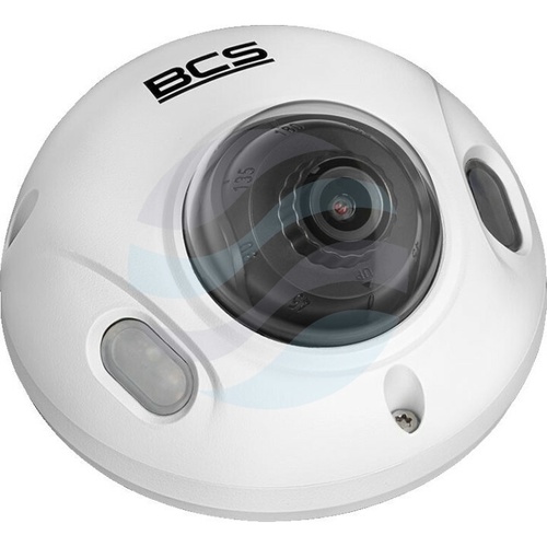 BCS LINE BCS-L-DMIP25FSR3-Ai1 Kamera IP 5Mpix kopułowa 2.8mm, IR 30m, WDR 120dB, mSD do 256GB, IK10, mikrofon, biała 1