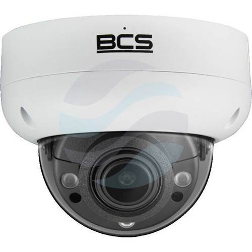 BCS LINE BCS-L-DIP58VSR4-Ai1(2) Kamera IP 8Mpix kopułowa 2.7-12mm, zoom x4, IR 40m, WDR 120dB, mSD do 256GB, IK10, mikrofon, biała 1