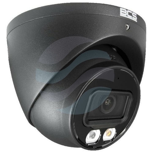 BCS LINE BCS-L-EIP15FCR3L3-AI1-G Kamera IP 5Mpix kopułowa, 2.8mm, IR+LED 30m, WDR 120dB, mSD do 256GB, mikrofon, czarna 1