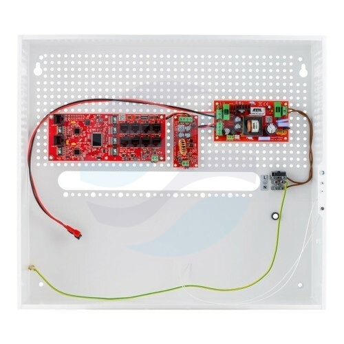 ATTE POWER IPUPS‑8‑20‑H Zestaw buforowy do 8 kamer IP switch PoE 8P+2G 1