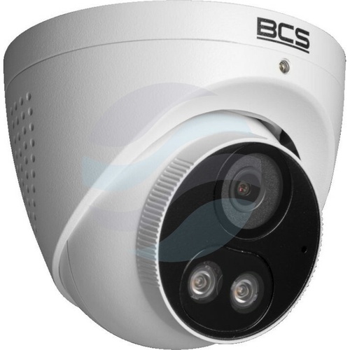 BCS POINT BCS-P-EIP25FSR3L2-AI2 Kamera IP 5Mpix kopułowa, 2.8mm, IR+LED 30m, WDR 120dB, mSD do 256GB, głośnik, mikrofon, biała 1