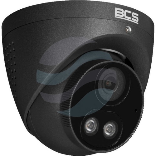 BCS POINT BCS-P-EIP25FSR3L2-AI2-G Kamera IP 5Mpix kopułowa, 2.8mm, IR+LED 30m, WDR 120dB, mSD do 256GB, głośnik, mikrofon, czarna 1