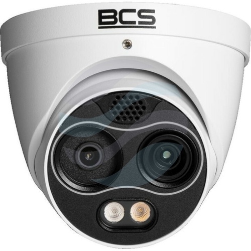 BCS LINE BCS-L-EIP242FR3-TH-Ai(0403) Kamera IP 4Mpix termowizyjna 4mm, IR 30m, DWDR, mSD do 256GB, głośnik, biała 1