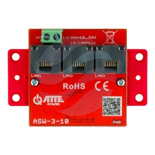ATTE POWER ASW-3-10 Switch LAN 3 porty 10/100Mbps 1