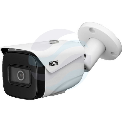 BCS LINE BCS-L-TIP28FSR5-Ai1(2) Kamera IP 8Mpx bullet 2.8mm, IR 30m, WDR 120dB, mSD do 256GB, mikrofon, AI, biała 1