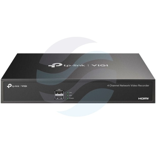 TP-Link VIGI NVR1004H Rejestrator 4-kanałowy IP max. 8Mpx, 80/60 Mb/s, 1x HDMI (4K), 1x VGA, 1x SATA max. 10TB, 2x USB... 1