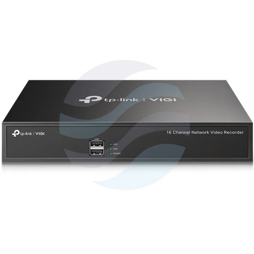 TP-Link VIGI NVR1016H Rejestrator 16-kanałowy IP max. 8Mpx, 80/60 Mb/s, 1x HDMI (4K), 1x VGA, 1x SATA max. 10TB, 2x USB... 1