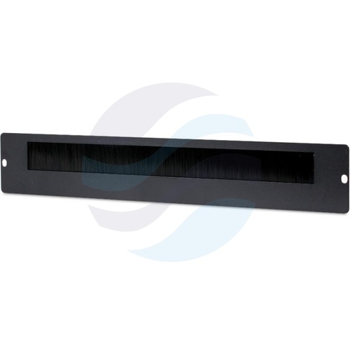 GETFORT Przepust szczotkowy do szaf stojących 19", dł. 360mm, czarny 1