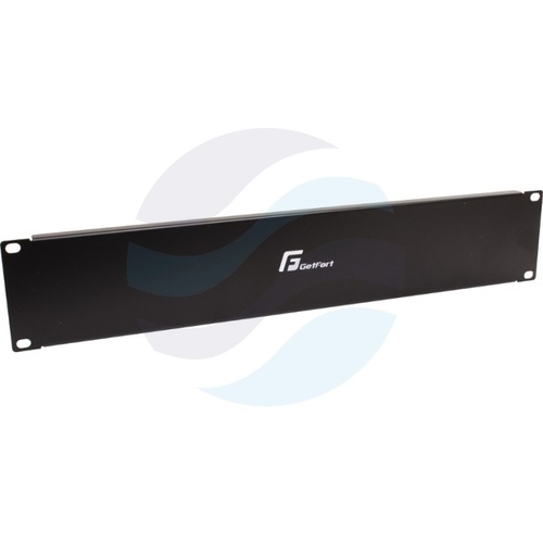 GETFORT Panel maskujący / zaślepiający Rack 19" 2U, czarny 1