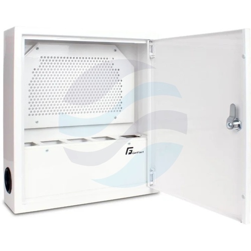 GETFORT Szafa multimedialna 390x350x100, 4x 2M 45x45, natynkowa, szara 1