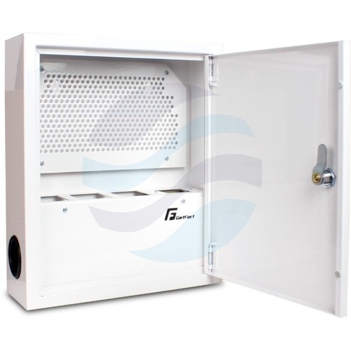 GETFORT Szafa multimedialna 350x300x100, 4x 2M 45x45, natynkowa, szara 1