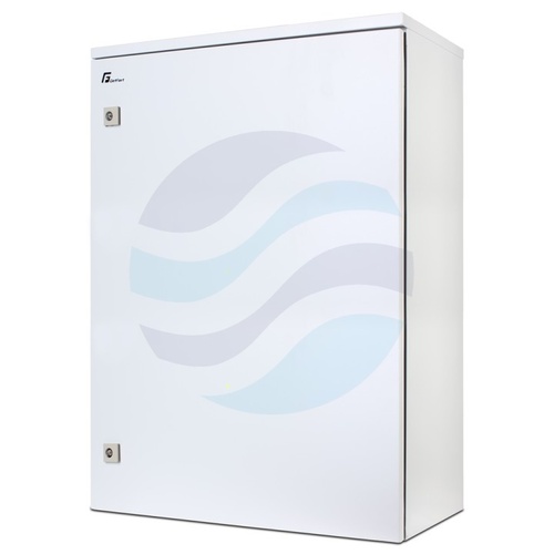 GETFORT Szafa hermetyczna 19" 12U 550x410, słupowa / ścienna zewnętrzna, szara 1
