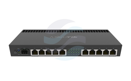 Mikrotik RB4011iGS+RM Router gigabitowy 10x Gbit, 1x SFP+, 1.4GHz, 1GB, PoE in/PoE out, RACK L5 1