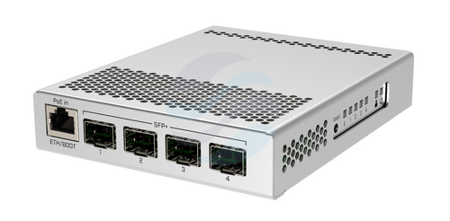Mikrotik CloudRouterSwitch CRS305-1G-4S+IN 4x SFP+, 1xGbit, 800MHz, 512MB, SwitchOS/RouterOS L5 1