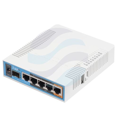 Mikrotik RB962UiGS-5HacT2HnT hAP ac Router gigabitowy 5x 10/100/1000Mbps, AC 2.4/5GHz, 720MHz, 128MB, USB, 1x SFP, L4 1
