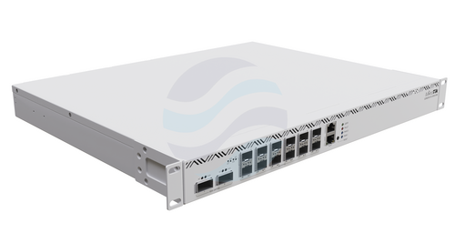 Mikrotik CCR2216-1G-12XS-2XQ Switch gigabitowy 12x 25Gb/s SFP28, 4x 100Gb/s QSFP28, 1x 10/100/1000Mbps, 1x PCIe M.2 SATA, 2x AC power, 16x 2GHz, 16GB DDR4, RACK L6 1