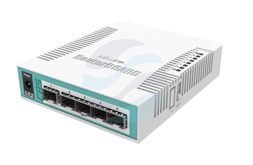 Mikrotik CRS106-1C-5S Router / Switch gigabitowy 5x SFP, 1x Gbit/SFP, 400MHz, 128MB, L5 1